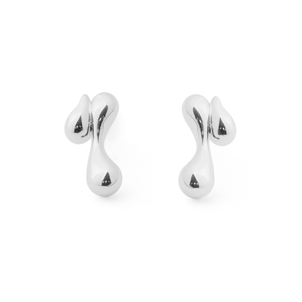 Holiday Electroforming Hollow Irregular Chunky Drop Waters Hypoallergenic S999 Sterling Silver Statement Earrings(Pre-Sale) - Gambar 6